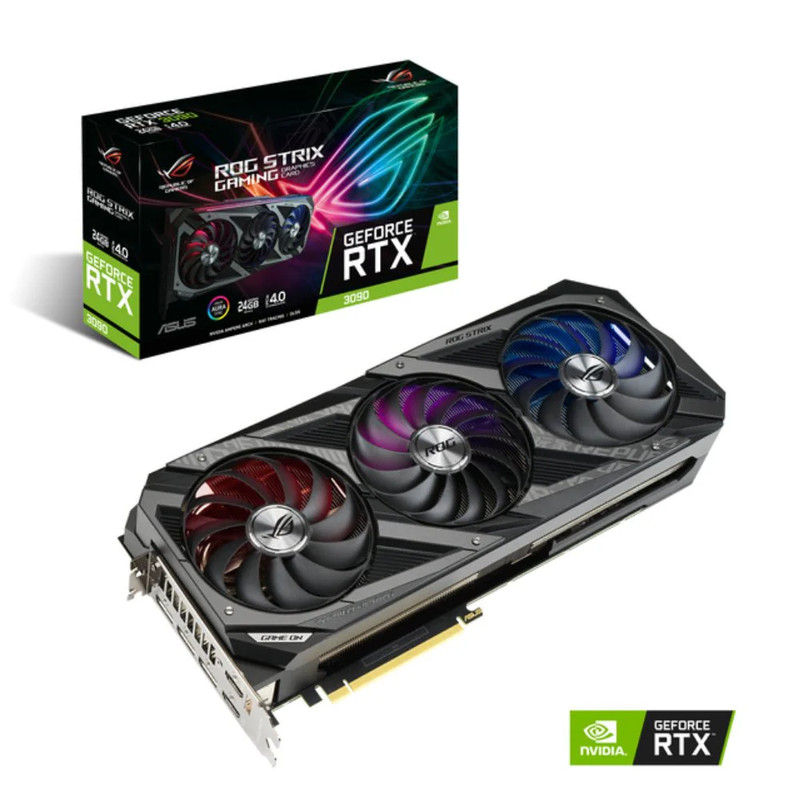 Asus TUF NVIDIA GeForce RTX 3090 24GB GDDR6X  Graphics Card - كرت الشاشة